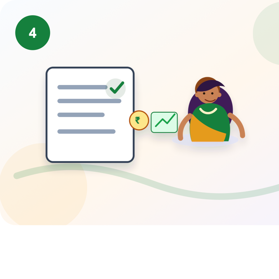 Action plan is shared illustration for money-number
